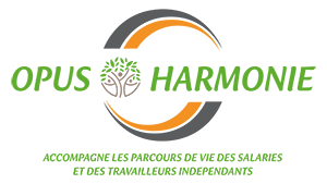 Logo OPUS HARMONIE, accompagnement de parcours de vie des salariés et travailleurs indépendants dans les Alpes-de-Haute-Provence et Hautes-Alpes